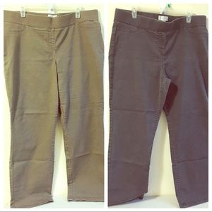 Liz Claiborne Pull Up Pants Bundle- XL